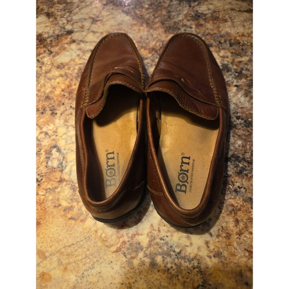 Mens 11.5 Born Leather Penny Loafers - Picture 5 of 7